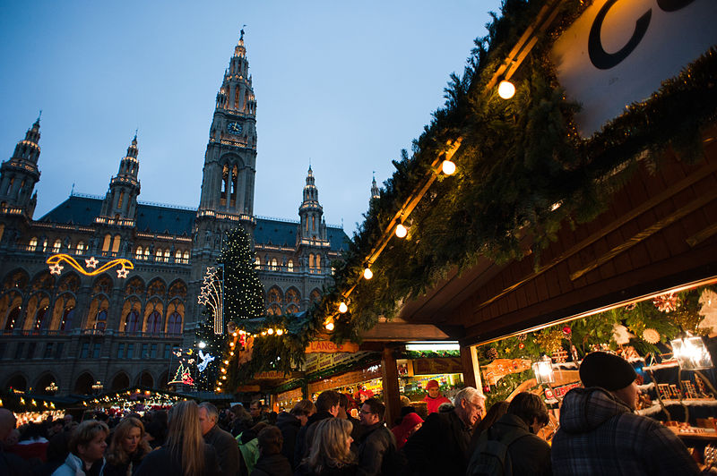 Paseando por... mercados de navidad vintage Art Déco Mercadillos Europeos Mercados de Navidad   